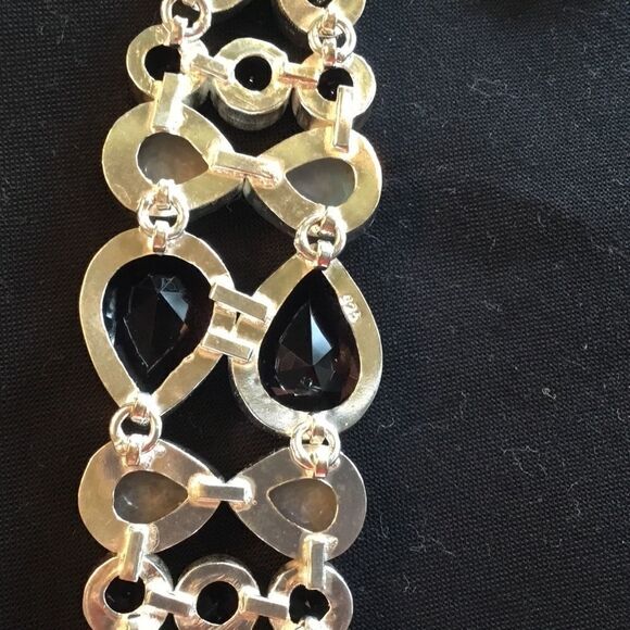 NWOT Sterling Moonstone & Iolite Adj. Bracelet - Picture 12 of 16